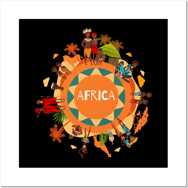 Africa Wall Art by Mako Design 